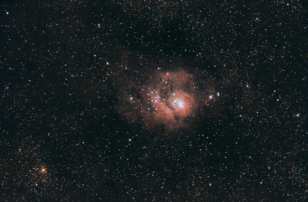 Mgławica Laguna Messier 8, M8, NGC 6533