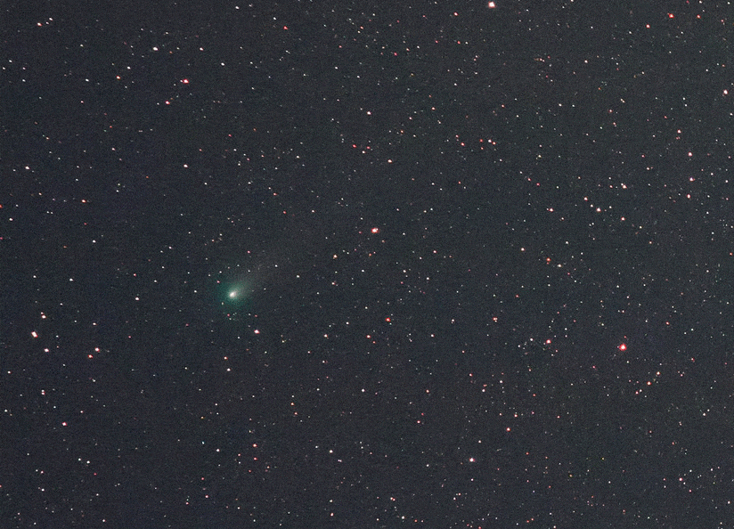 Animacja przelotu komety 21P Giacobini-Zinner w godzinach 00:55-01:44