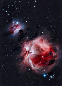 Wielka Mgławica Oriona M42, Running Man NGC 1977