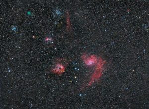 Kometa C/2018 Y1 Iwamoto w gwiazdozbiorze Woźnicy