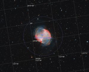 Mgławica Hantle M27, NGC 6853